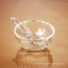 Fashion Crystal Glass Rice Bowl Craft for Tableware